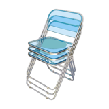 Set of three chairs Plia, Giancarlo Piretti, 70's