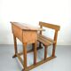 Pupitre écolier en bois