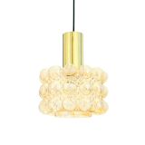 Mid-Century Space Age Bubble Glass Ceiling Light by H. Tynell for Limburg