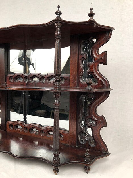 Napoleon III wall mount veined mahogany or violet wood