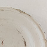 Signed Moustiers plate, in yellow shades