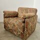Old floral pattern armchair design Wittmann Austria Josef Hauffmann vintage