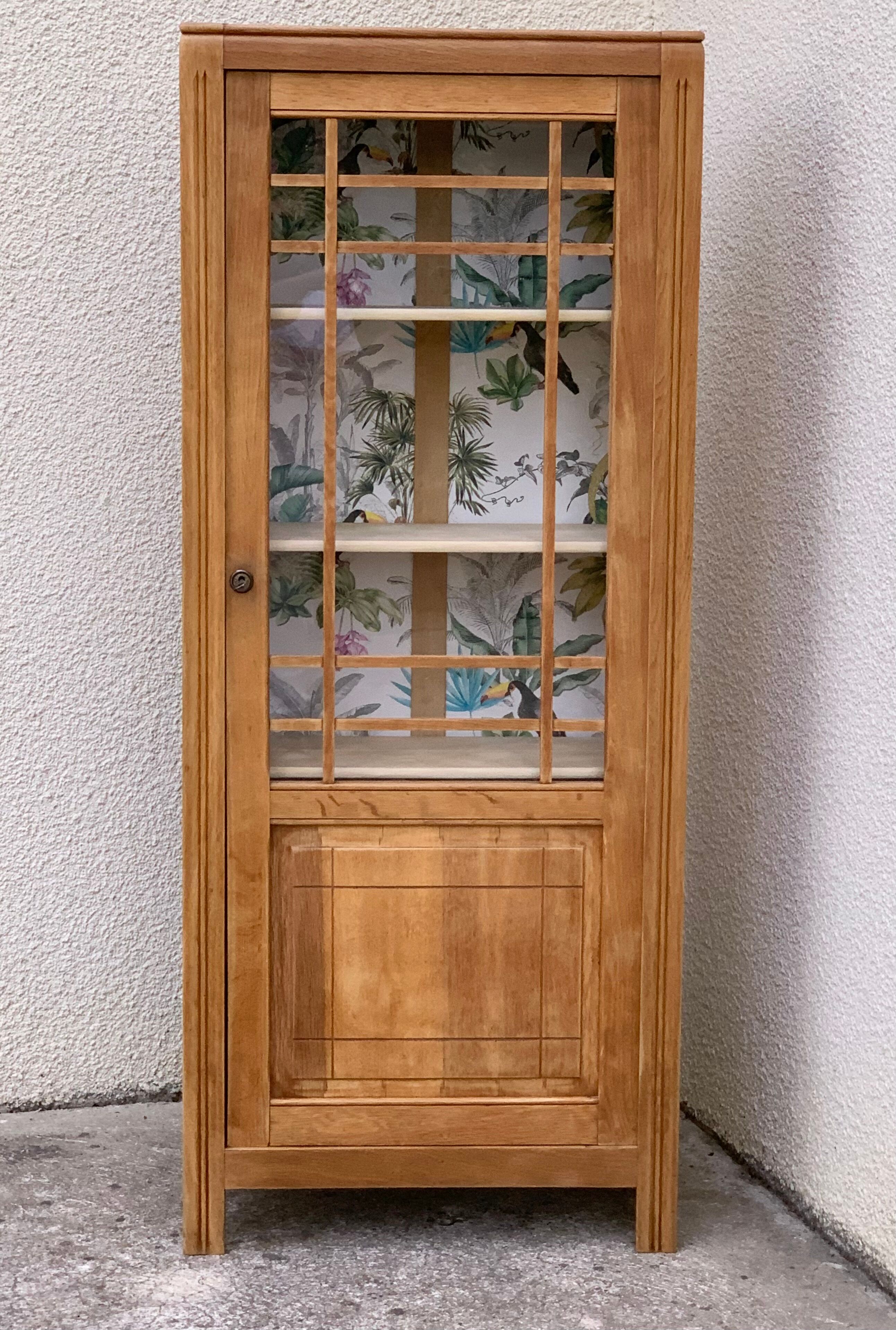 Parisian glazed wardrobe raw wood 1930