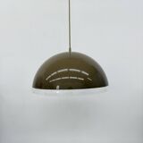 Mushroom hanging lamp brown , 1970s