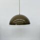 Mushroom hanging lamp brown , 1970s