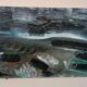 abstract oil painting on canvas by Simone Ciani, 80x50 cm