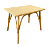 Vintage rattan coffee table