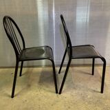 Two vintage chairs attributed to Robert Mallet Stevens.
