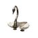 Vintage Maison Binazzi Swan With Shells, 1970s