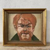 Old painting portrait