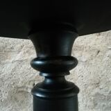 Wooden bollard column