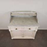 Marble top bathroom cabinet