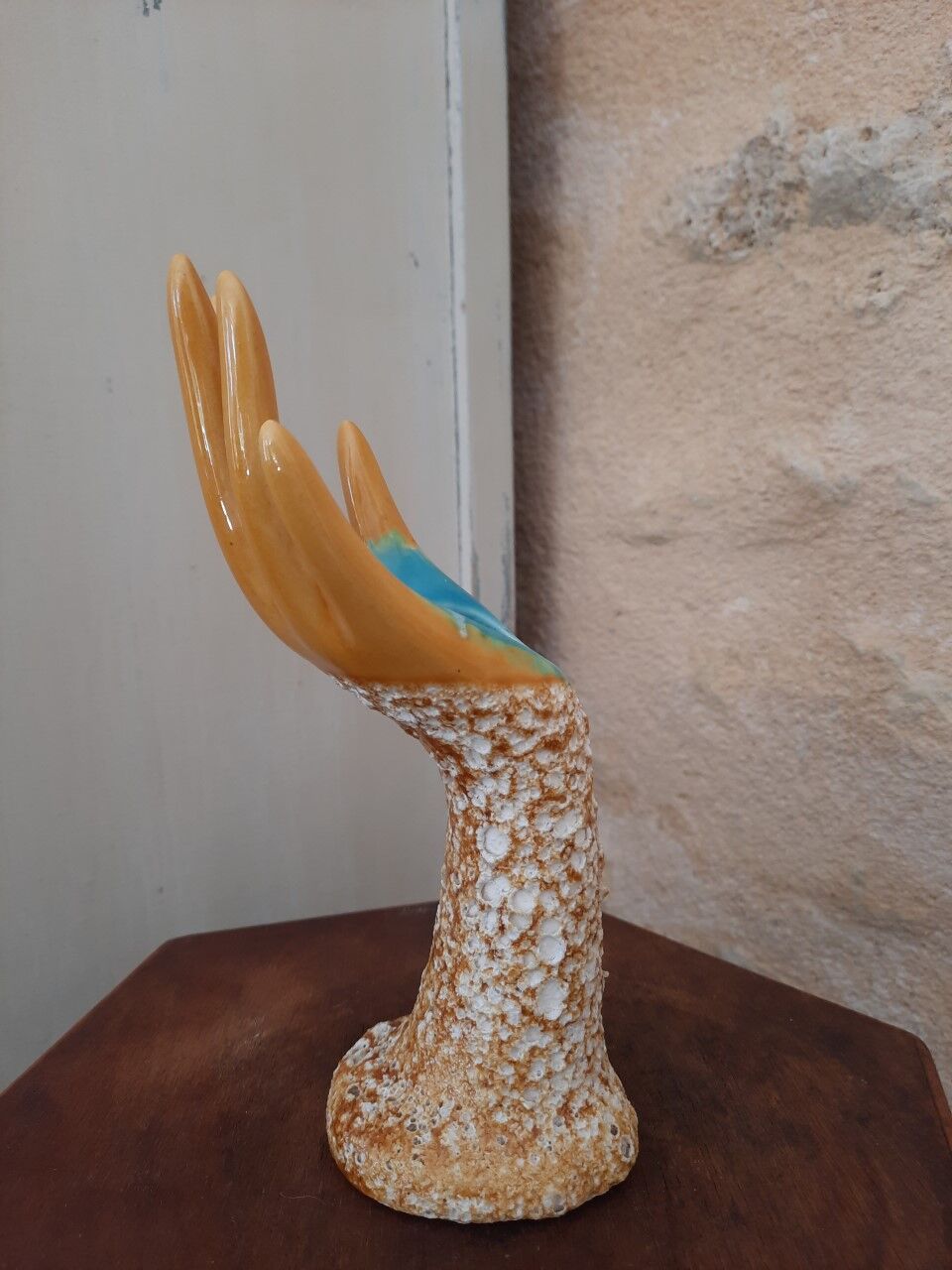 Hand vintage soliflore ring