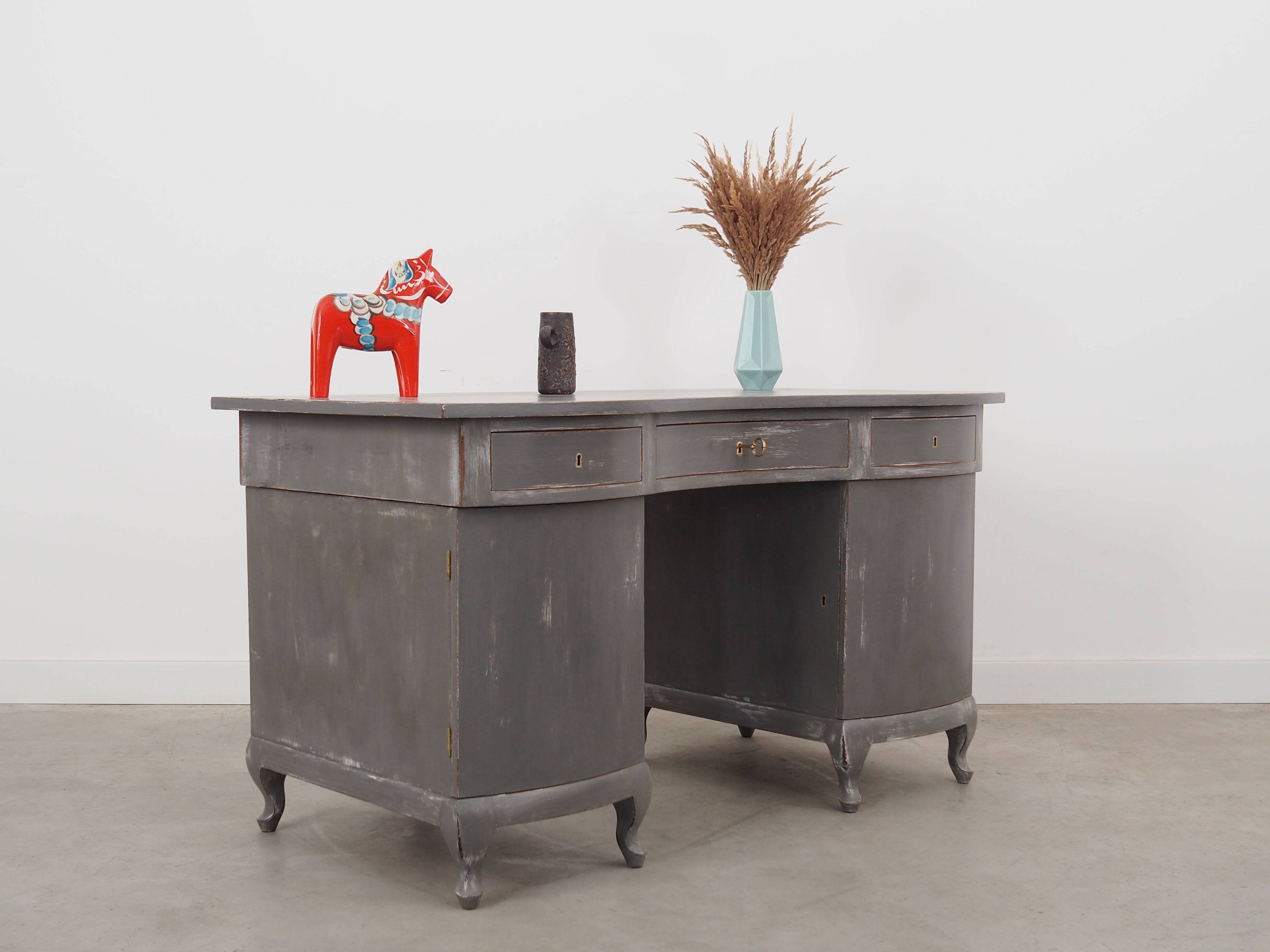 Bureau en acajou, design danois, années 1960, production : Danemark