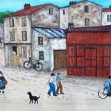 An old village of Jacques Hara XXth