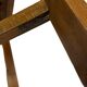 Art Deco side table walnut wood design 30's