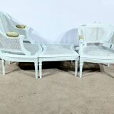 Broken Beech Duchess with Rechampi, Louis XVI style – 2nd part of the 19th century