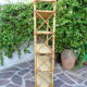 Rattan bookcase shelf 60s