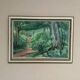 Original Swedish Oil on Canvas – "Path through the Forest" by H.J. Larsson – Signed, Vintage and Framed – 70 x 50 cm (27.5 x 19.6 inches)