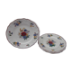 Lot de 5 assiettes plates Sarreguemines modèles Agreste