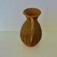 Imposant vase "pichet" en rotin, sud de la France, French Riviera, 1970