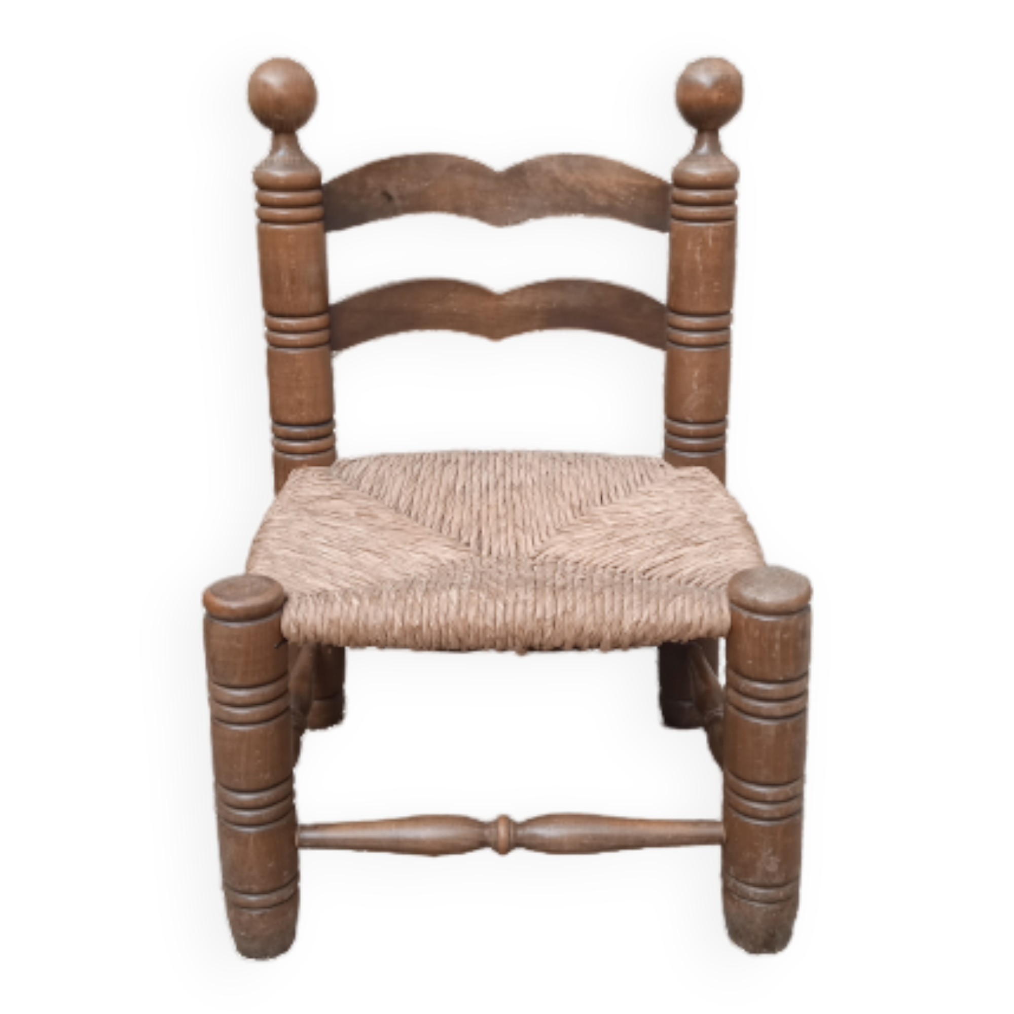 Low chair called fireplace or corner of the fire brutalist art