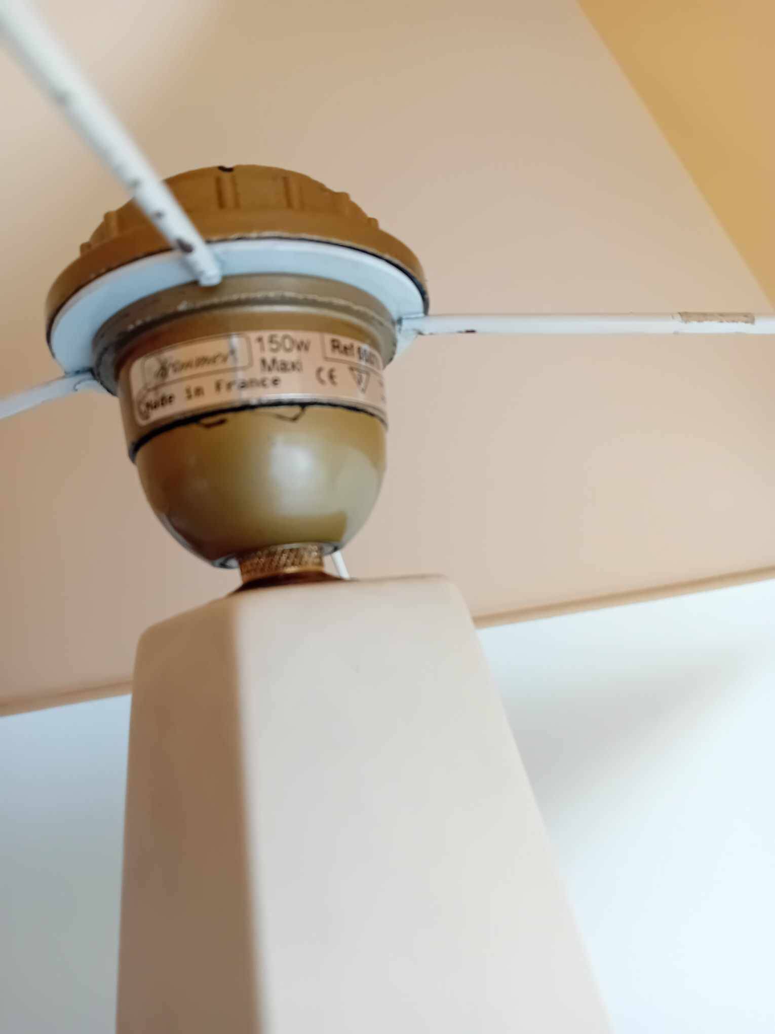 Large living room lamp signed louis drimmer 80s