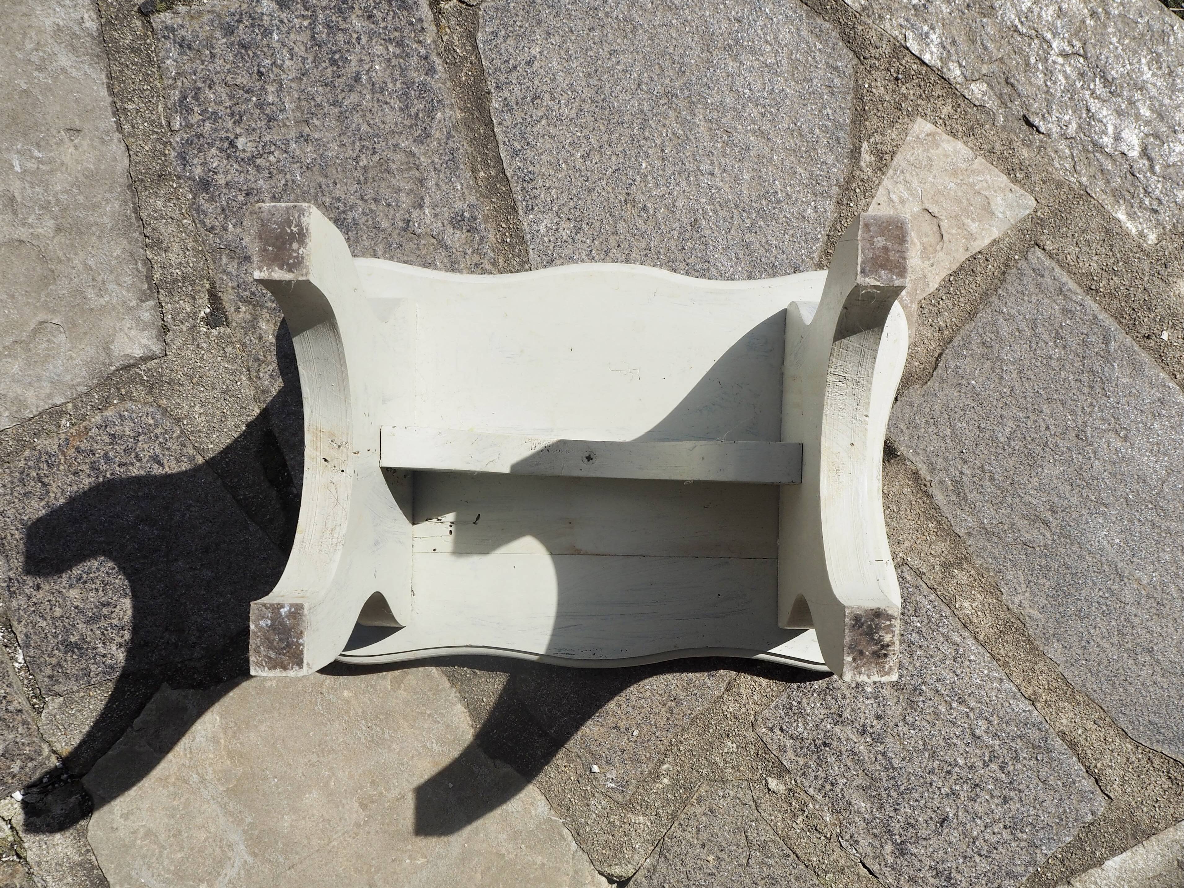 Wooden footboard wabi sabi