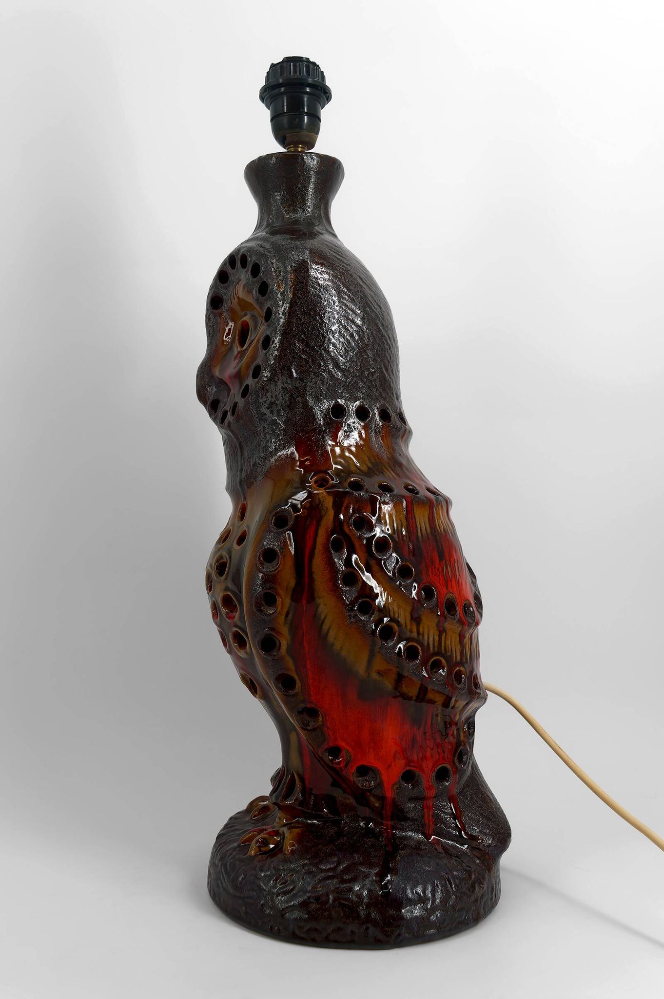Important "Owl" lamp in ceramic – Walter Gerhards
