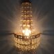 Pair of vintage Presiosa crystal wall lights