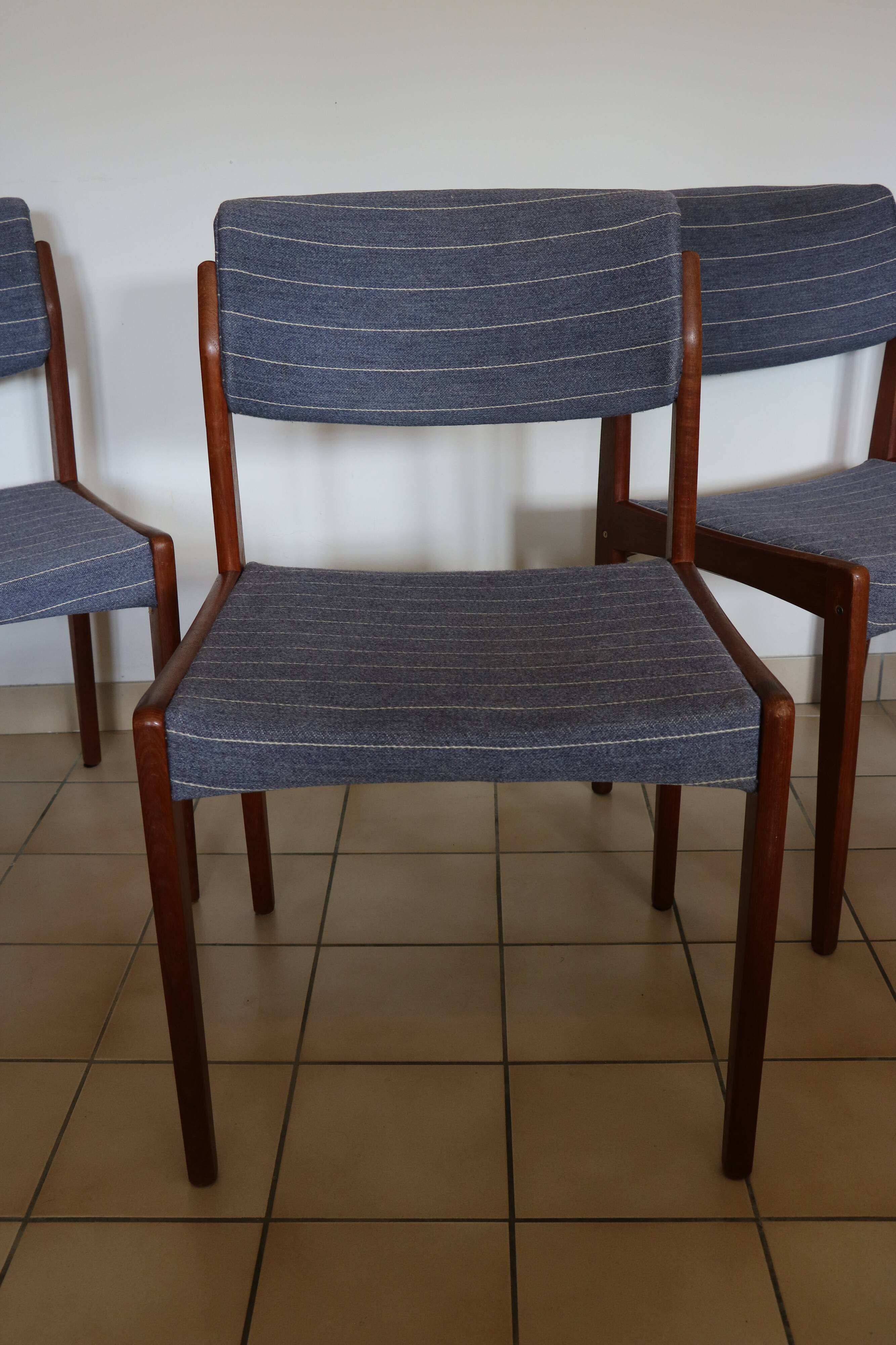 6 chairs by HW Klein for Bramin, Denmark, 1960