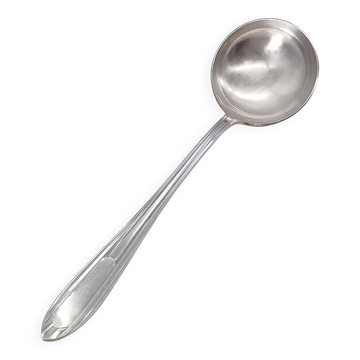 Large Art Deco Silver-Plated Metal Ladle Stamped Le Mondial Cutlery Service