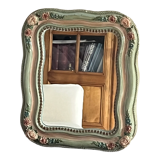 Antique mirror with roses