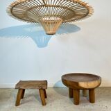 Suspension rattan saucer iron frame D:120 H:60