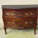 Commode galbée sur 3 faces, 1950s