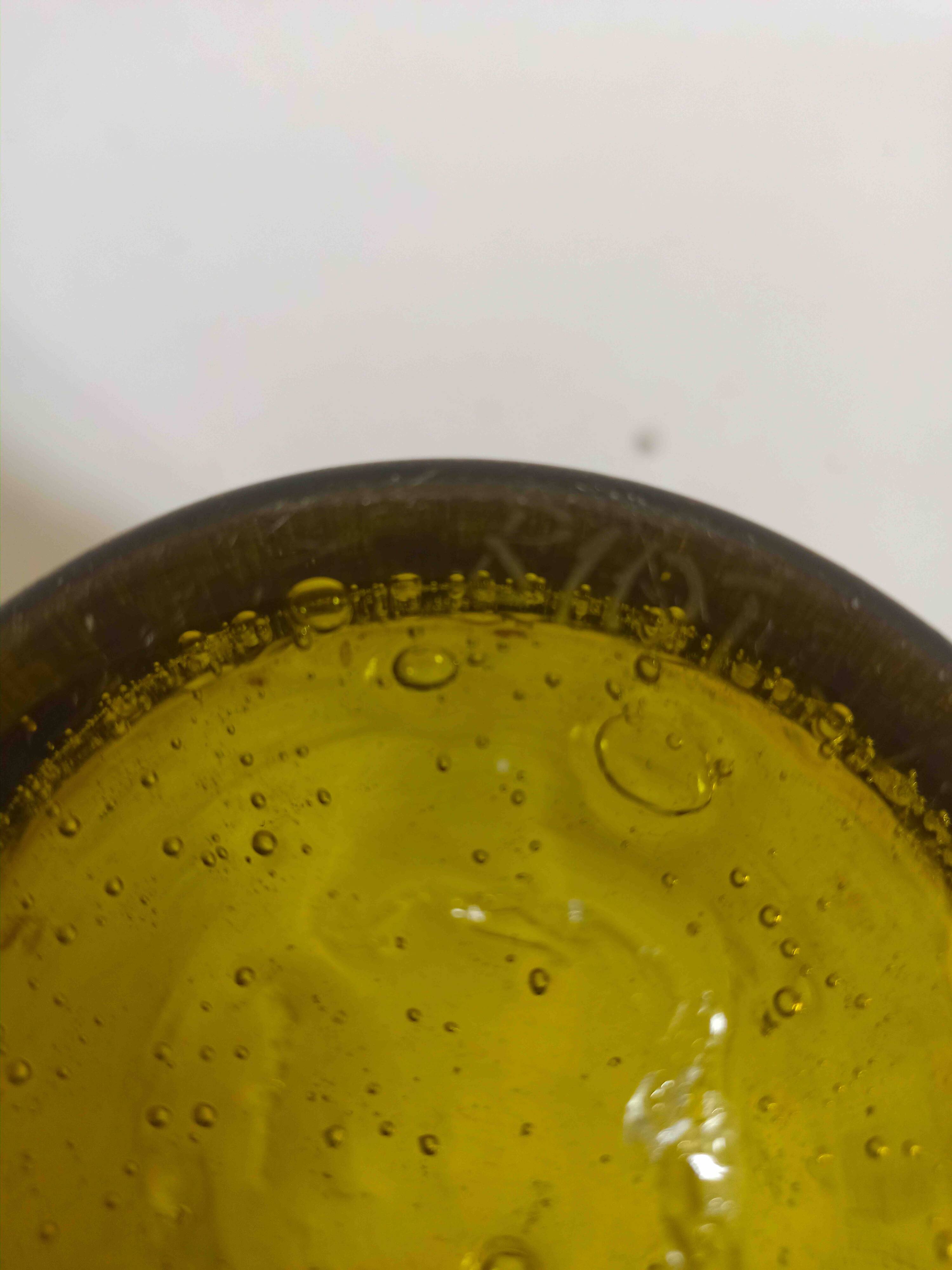 Biot bubble glass vase from the 70s, height 25 cm