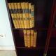 Wooden extra cabinet (selette), 2 interior storage spaces with 6 modular shelves