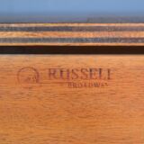 Midcentury Gordon Russell walnut and beech desk