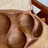 Brutalist wooden dish