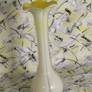 Vintage yellow vase