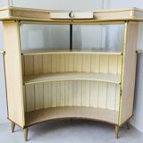 Vintage cocktail bar - formica and teak - 1970