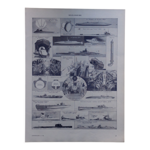 Lithographie originale sur les