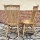 Pair of rattan chairs