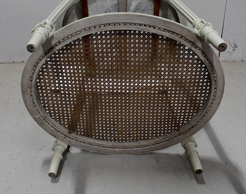 Guerin in Wood Réchampi and Cannage, Louis XVI style - 1920