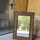 Bamboo and rattan mirror, 1960s-1970s
