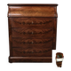 Commode de Toilette en Ronce d’Acajou, style Louis-Philippe – Fin XIXe