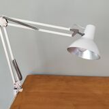 White articulated desk lamp