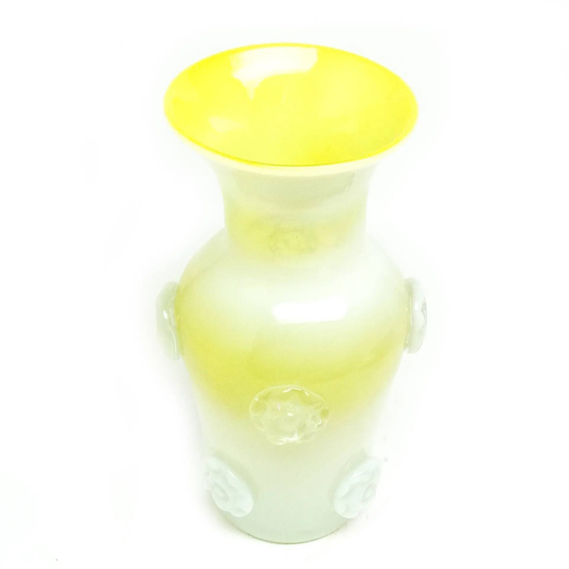 Mid-century modern vase, glass, designed by J. Słuczan-Orkusz, Poland, 1970s