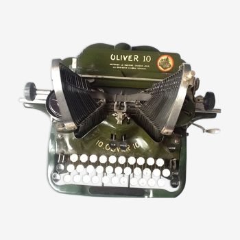 Machine à écrire ancienne oliver 10 .usa