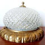Plafonnier dôme style Hollywood regency 1950